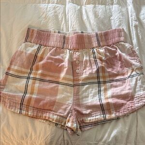 Z Supply Plaid Cotton Shorts